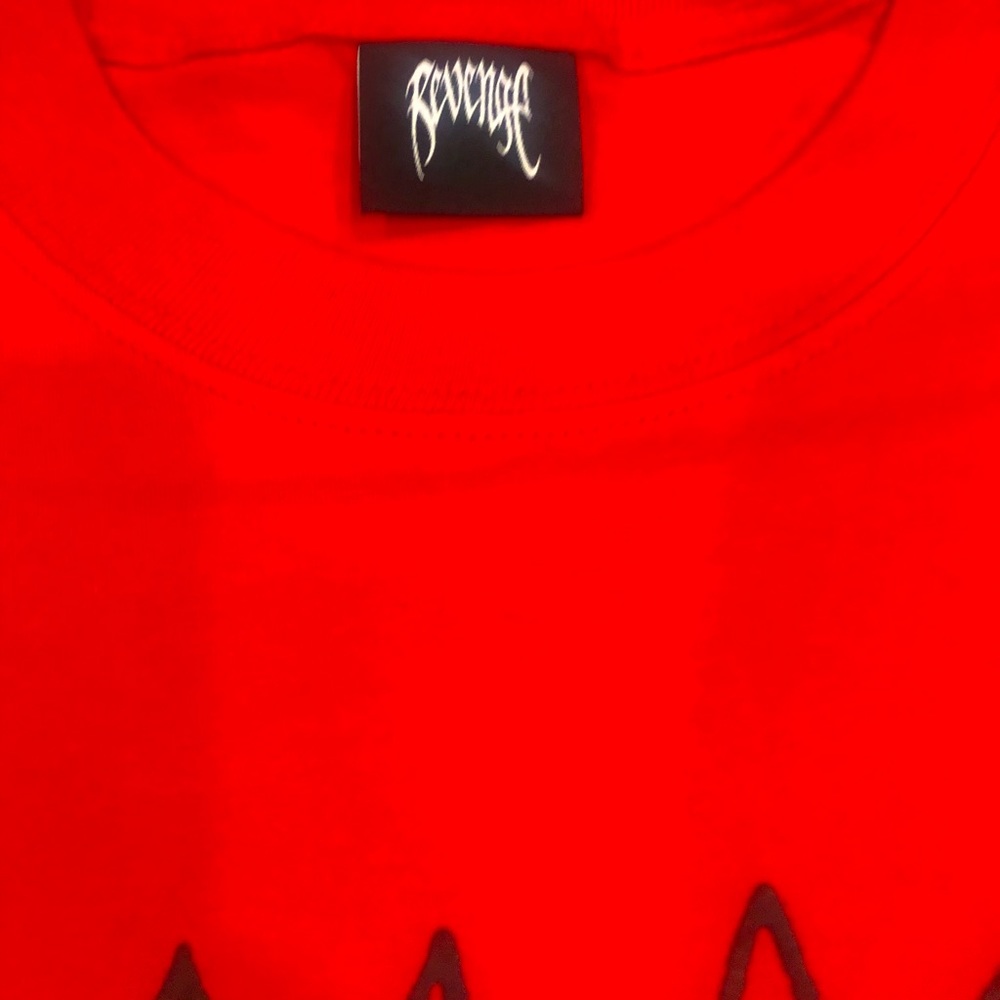 🔥Revenge Clothing 🔥Spider Arch SS T-Shirt-Puff Print🔥Measurements in Photos🔥 - Picture 5 of 15